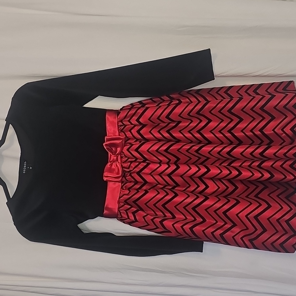 Black and red dress girls size 12